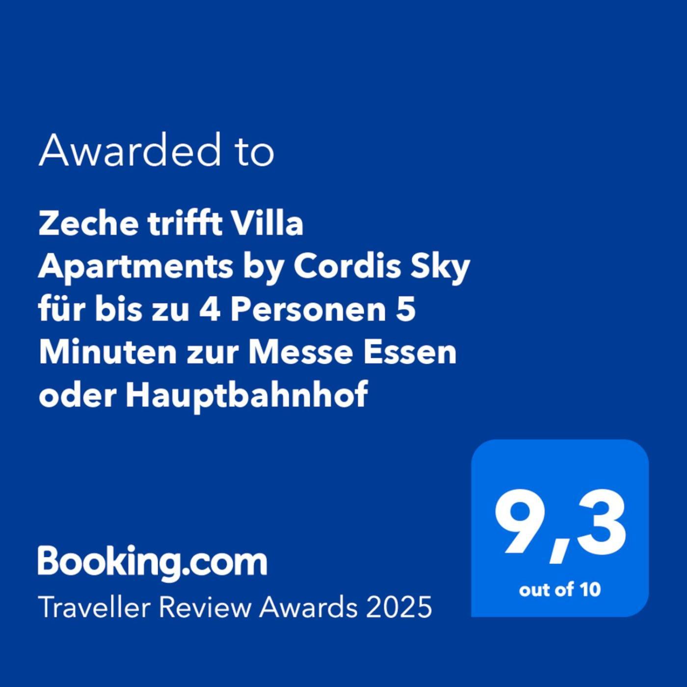 Zeche Trifft Villa Apartments By Cordis Sky Fuer Bis Zu 4 Personen 5 Minuten Zur Messe Essen Oder Hauptbahnhof Exteriér fotografie